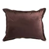 Majestic Home Goods Faux-Suede Floor Pillow -Safavieh Store 1689591 Dark Brown