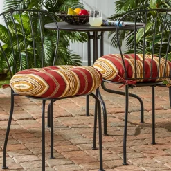 Greendale Home Fashions 2-pk. Round Outdoor Bistro Cushions - 18''