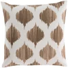 Decor 140 Ashby Decorative Pillow - 22'' X 22'' -Safavieh Store 1827104 Mocha