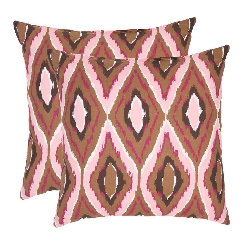 Safavieh Sophie 2-piece 18'' X 18'' Throw Pillow Set 3 Safavieh Sophie 2-piece 18'' X 18'' Throw Pillow Set