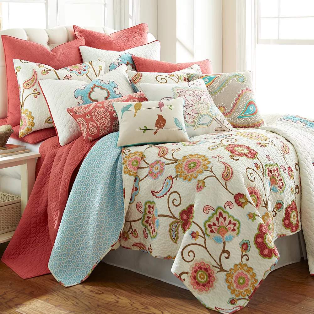 Levtex Home Ashbury Spring Quilted Throw Pillow 4 Levtex Home Ashbury Spring Quilted Throw Pillow - Image 2