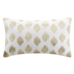 INK+IVY Nadia Metallic Dot 12'' X 18'' Throw Pillow