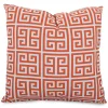 Majestic Home Goods Geometric Indoor Outdoor Throw Pillow -Safavieh Store 2183406 Orange
