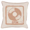 Decor 140 Turntable Throw Pillow 1 Decor 140 Turntable Throw Pillow -Safavieh Store 2250497 Light Orange