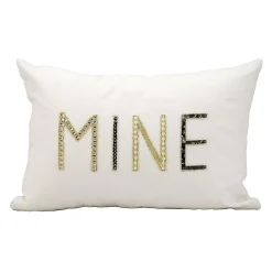 Kathy Ireland ''Mine'' Beaded Throw Pillow