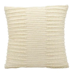 Kathy Ireland Beaded Stripe Throw Pillow
