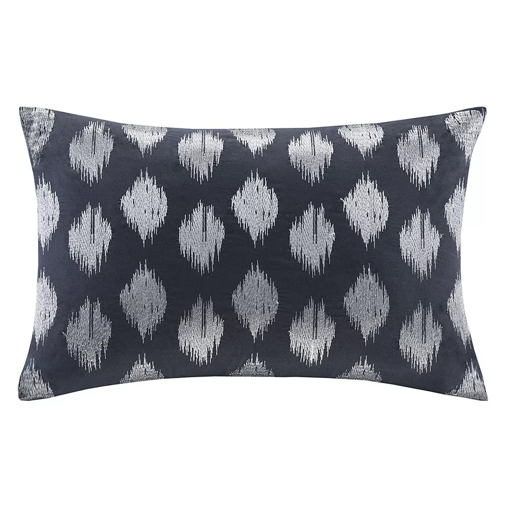 INK+IVY Nadia Dot Embroidered Oblong Throw Pillow 3 INK+IVY Nadia Dot Embroidered Oblong Throw Pillow