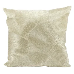 Mina Victory Fan Beaded Throw Pillow