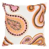 Greendale Home Fashions Paisley Throw Pillow -Safavieh Store 2480851 Pink Orange