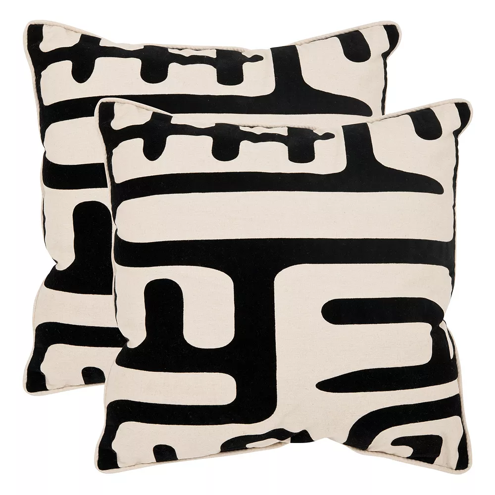 Safavieh Maize Throw Pillow 2-piece Set 3 Safavieh Maize Throw Pillow 2-piece Set