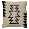 Rizzy Home White And Black Tribal Throw Pillow