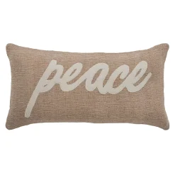 Rizzy Home "Peace" Throw Pillow