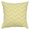 Rizzy Home Classic Chevron Throw Pillow -Safavieh Store 2501094 Yellow