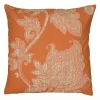 Rizzy Home Violet Floral Throw Pillow 1 Rizzy Home Violet Floral Throw Pillow -Safavieh Store 2501318 Orange