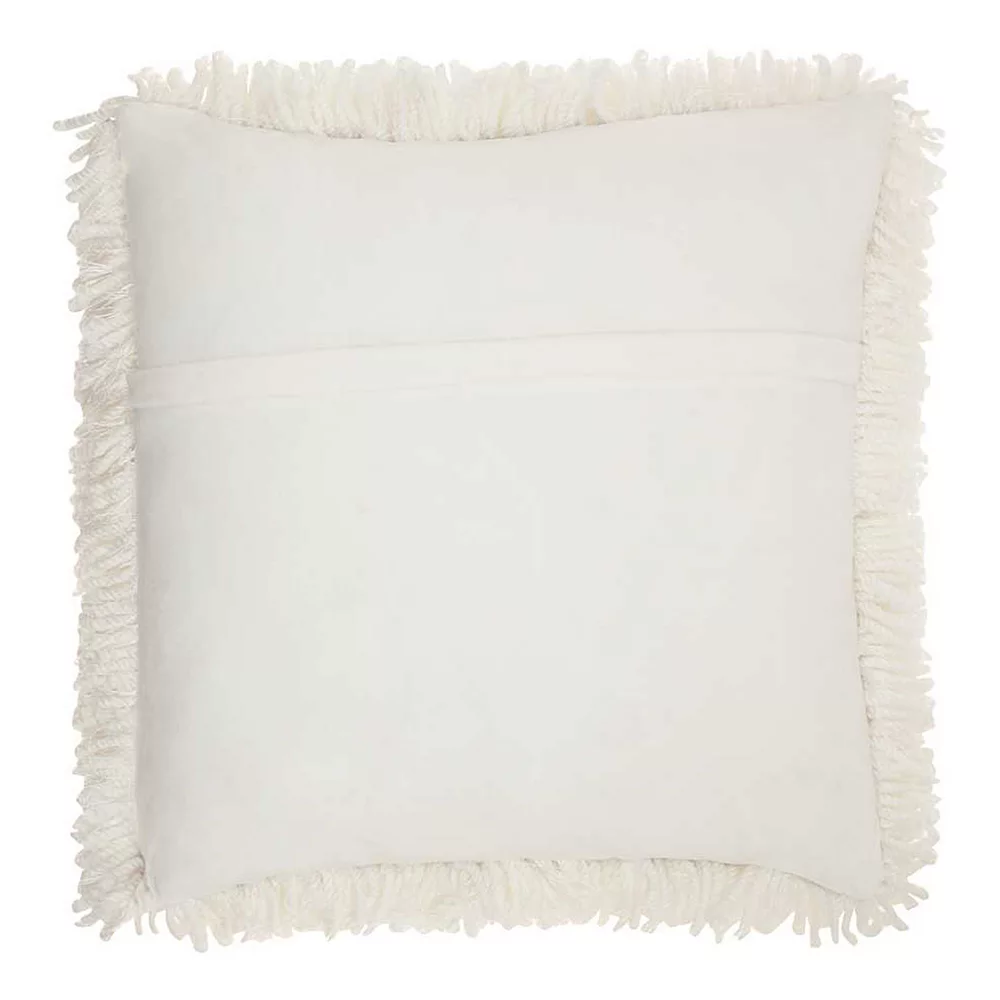 Mina Victory Lush Yarn Shag Throw Pillow 4 Mina Victory Lush Yarn Shag Throw Pillow - Image 2