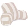 Majestic Home Goods Vertical Stripe Indoor / Outdoor Reading Pillow 2 Majestic Home Goods Vertical Stripe Indoor / Outdoor Reading Pillow -Safavieh Store 2695536 Sand