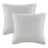 Madison Park Mansfield Quilted 2-piece Square Throw Pillow Set