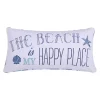 Levtex Home ''The Beach Is My Happy Place'' Oblong Throw Pillow