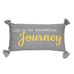 Levtex Home Taryn ''Life Is An Incredible Journey'' Oblong Throw Pillow