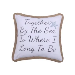 Levtex Home ''Together By The Sea'' Rope Throw Pillow