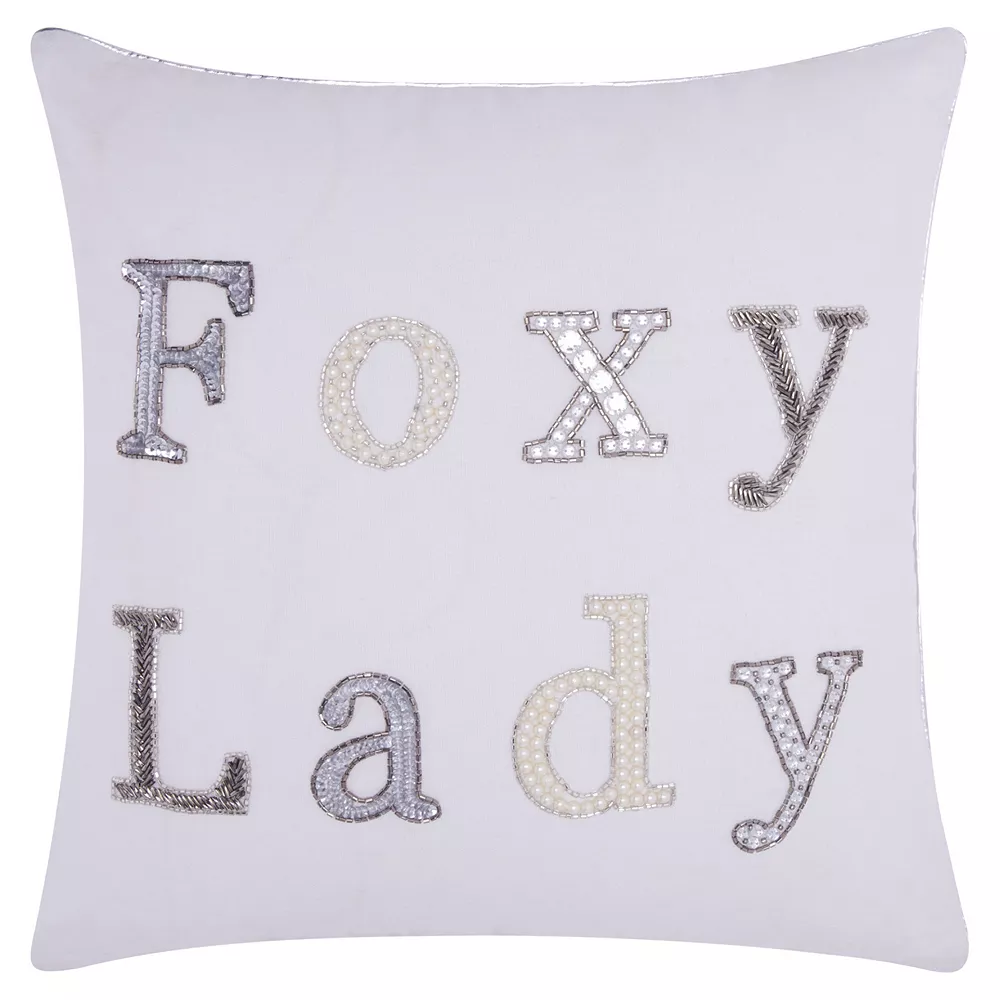 Mina Victory Lumin ''Foxy Lady'' Throw Pillow 3 Mina Victory Lumin ''Foxy Lady'' Throw Pillow