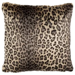 Safavieh Faux Black Leopard Throw Pillow