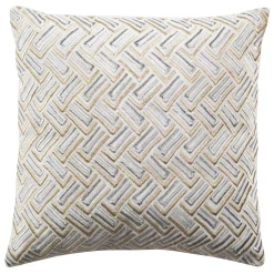 Safavieh Metallic Geometric Throw Pillow