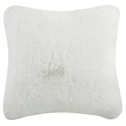 Safavieh Chinchilla Faux Fur Throw Pillow