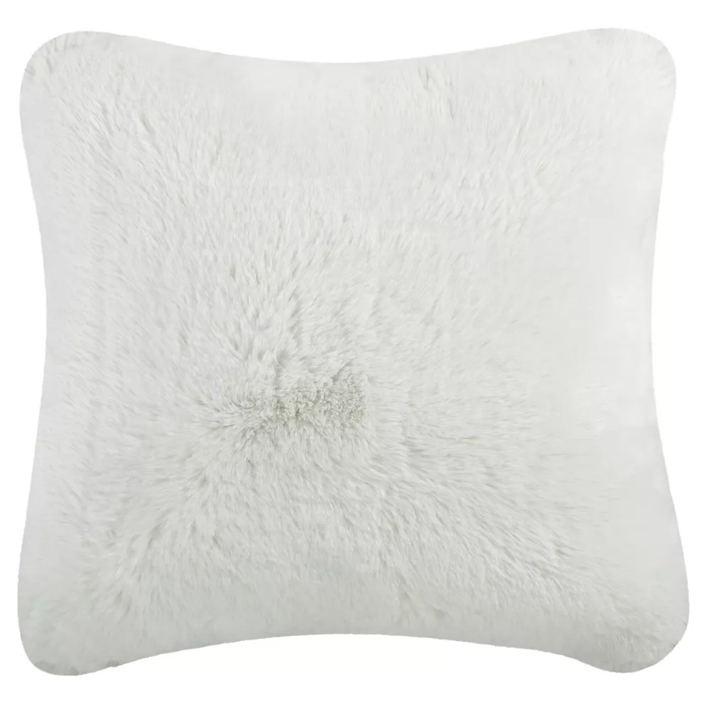 Safavieh Chinchilla Faux Fur Throw Pillow 3 Safavieh Chinchilla Faux Fur Throw Pillow