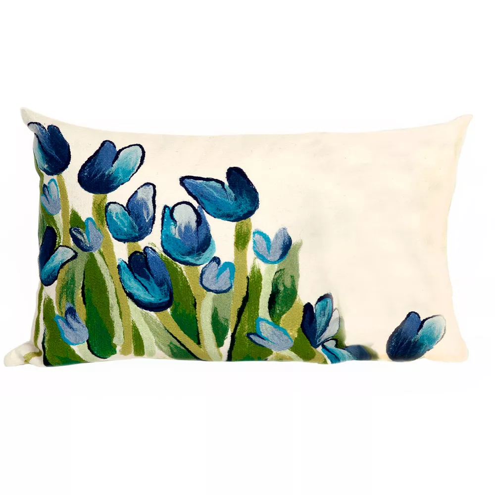 Trans Ocean Imports Liora Manne All-Over Tulips Indoor Outdoor Throw Pillow 3 Trans Ocean Imports Liora Manne All-Over Tulips Indoor Outdoor Throw Pillow