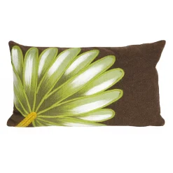 Trans Ocean Imports Liora Manne Palm Fan Indoor Outdoor Throw Pillow