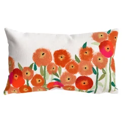 Trans Ocean Imports Liora Manne Poppies Indoor Outdoor Throw Pillow
