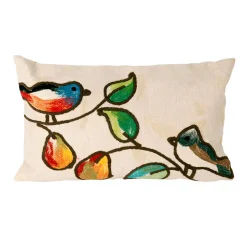 Trans Ocean Imports Liora Manne Song Birds Indoor Outdoor Throw Pillow