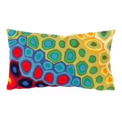 Trans Ocean Imports Liora Manne Pop Swirl Indoor Outdoor Throw Pillow
