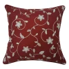 HFI La Mayflower Throw Pillow -Safavieh Store 2981890 Ruby