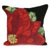 Liora Manne Frontporch Poinsettia Indoor Outdoor Throw Pillow -Safavieh Store 3063087