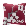 N Natori Cherry Blossom Floral Square Throw Pillow 2 N Natori Cherry Blossom Floral Square Throw Pillow -Safavieh Store 3064067