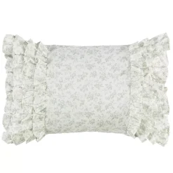 Laura Ashley Lifestyles Harper Ruffled Breakfast Pillow