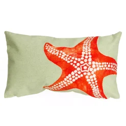 Liora Manne Visions II Starfish Indoor Outdoor Oblong Throw Pillow