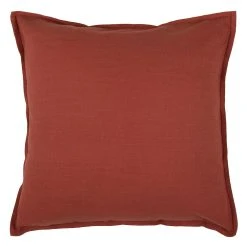 Rizzy Home Solid Flange I Throw Pillow
