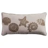 Rizzy Home Shells Coastal Oblong Throw Pillow -Safavieh Store 3117041