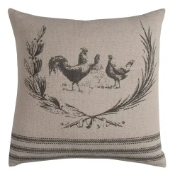 Rizzy Home Rooster Throw Pillow