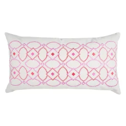 Rizzy Home Doh Geometric Oblong Throw Pillow