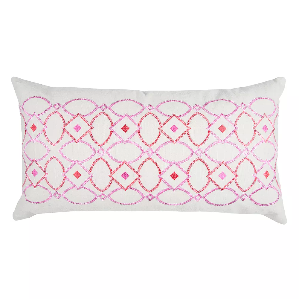 Rizzy Home Doh Geometric Oblong Throw Pillow 3 Rizzy Home Doh Geometric Oblong Throw Pillow