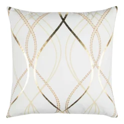Rizzy Home Doh Geometric Lines Throw Pillow