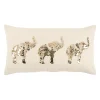 Rizzy Home Sequin Elephants Oblong Throw Pillow -Safavieh Store 3220593