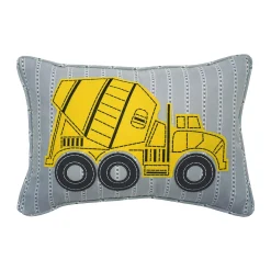 Waverly Kids Under Construction Embroidered Oblong Throw Pillow