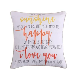 Levtex Home Bellflower Sunshine Throw Pillow