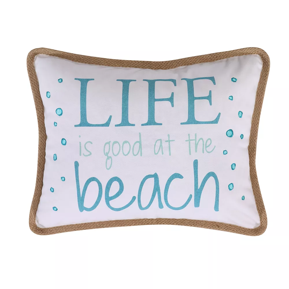 Levtex Nadador Life Is Good Throw Pillow 3 Levtex Nadador Life Is Good Throw Pillow