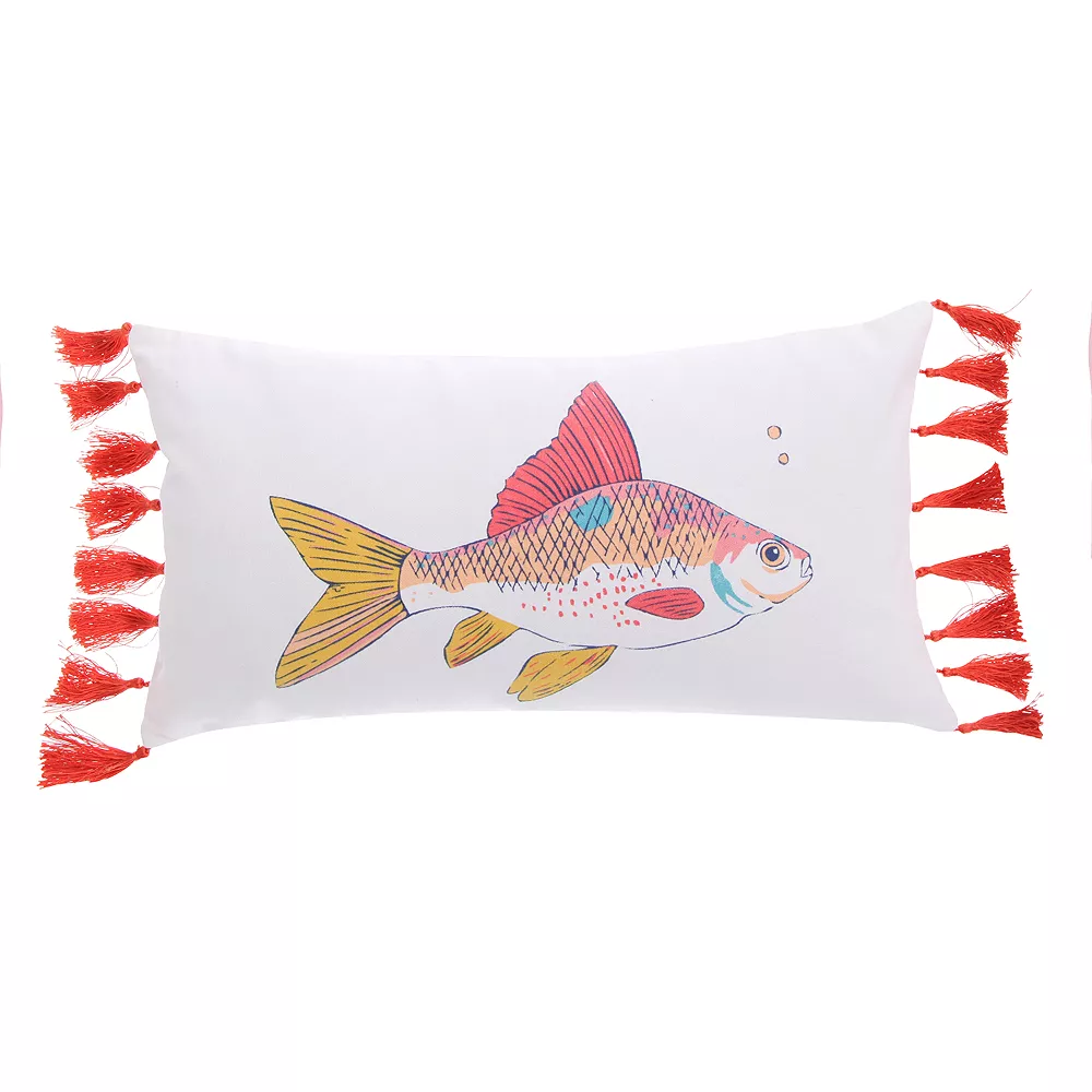 Levtex Nadador Fish Oblong Throw Pillow 3 Levtex Nadador Fish Oblong Throw Pillow